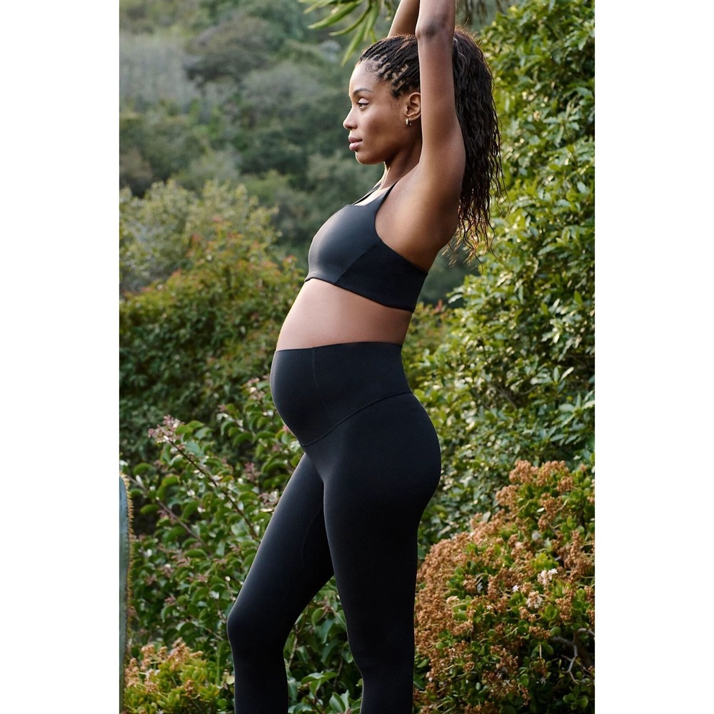 FP Movement x Hatch Square Neck Maternity Bra Women XS Black Never Better